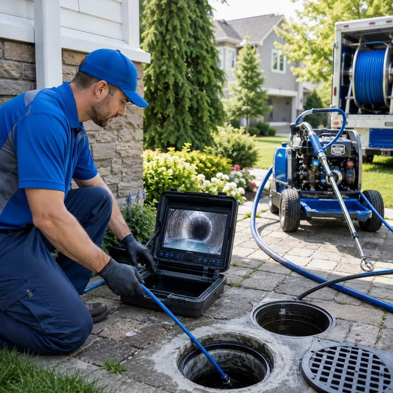 Outdoor drain cleaning professionals serving Bonduel, WI